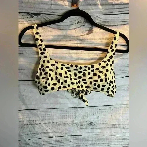 Aerie cheetah print scoop bikini top - Picture 1 of 6